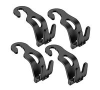 OUNONA 4piezas Ganchos Para Reposacabezas De Coche Colgador De Plástico Gancho Para Asiento Trasero Portamonedas Almacenamiento