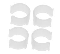 OUNONA 4piezas Hebilla Sujeción Barras Cortina Soportes Cortinas Fijación Soportes Hebilla Montaje Protección Barra