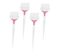 OUNONA 4piezas Peine para Teñir el Cabello y Cepillo de Peluquería Herramienta para Aplicar Aceite de Cabello y Tinte para Salones de Belleza y Uso Doméstico