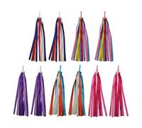 OUNONA 5 Pares Accesorio Decorativo para Bicicleta Infantil Serpentinas | Coloca en Manillar, Efecto de Vuelo al Viento, para Bici y Triciclo, Obsequio de Cumpleaños o Fiesta