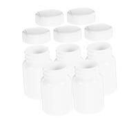 OUNONA 5 piezas Bote de Pastillas Vacío con Tapa de Frascos de Almacenamiento para y Polvo para y Uso Diario Diseño Compacto y Resistente