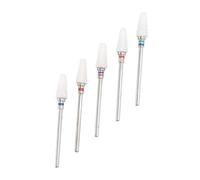 OUNONA 5 Piezas Brocas Para Uñas Limas De Cerámica Para Uñas Cabezal De Lijado Para Manicura Broca De Cerámica