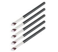OUNONA 5 Pinceles Correctores Angulares para Viaje, Cerdas Sintéticas Suaves, para Ojos y Contorno, Aplicación Precisa y Mezcla Uniforme