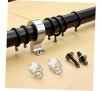 OUNONA 50 Piezas De Ganchos para Riel De Cortina Deslizadores Accesorios para Riel De Cortina Deslizadores Rodillos Ruedas con Ganchos