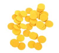 OUNONA 50 Uds Almohadillas De Algodón Para Perfume De Coche Accesorios De Coche De La Tapa Medallón Aceite Esencial Clip De Ventilación De Aire De Coche Almohadillas De Repuesto