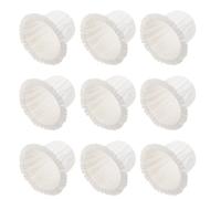 OUNONA 50 Unidades Capacillos de Papel para Cupcakes Blancos, Moldes Resistentes a Altas Temperaturas y No se Deforman, Ideales para Panaderías y Cafeterías, Paquete