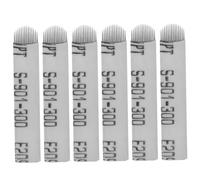 OUNONA 50piezas Cuchillas Microblading u Forma Doble Curva Acero Inoxidable Para Perfilado De Cejas Mujer Maquillaje Profesional