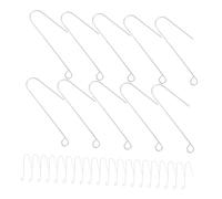 OUNONA 50piezas Fundas para Asientos de Coche Ganchos de Fijación de Hierro para Cojines Cortinas y Techo Fáciles de Instalar para Asientos de Coche