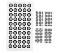 OUNONA 5hojas Marcador de Punto de Referencia Reflectante Hoja Reflectante Digital Puntos de Marcado para Escáner Marcadores de Reflexión para Escaneo Uso Interiores para Seguimiento de D