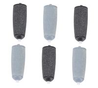 OUNONA 6 Piezas Cabezales Recambio para Removedor Eléctrico de Durezas Pies Accesorio Profesional para Pedicura con Doble Pequeño y Fácil de Usar Colores Negro y Gris