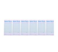 OUNONA 6 Piezas Cuaderno de Papel para Servidor, Chequera, 50 Hojas, Papel, Diseño Claro, Solución de Respaldo ante Fallos Electrónicos, Gestión de Pedidos, para Operaciones