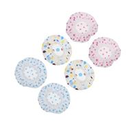 OUNONA 6 Piezas Gorros De Baño Engrosados Impermeables Gorros De Ducha Para Protección El Baño De Elásticos Para Uso Diario