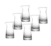OUNONA 6 Piezas Jarra Pequeña de Vidrio de 80ml para Dispensador de Bebidas, Diseño Elegante y Funcional para Uso en Catering y Restaurante