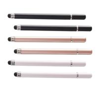OUNONA 6 Piezas Lápiz Táctil para Pantallas Táctiles Lápiz Óptico de Precisión Compatible Teléfonos Inteligentes y Tabletas Digital para Dibujo y Escritura Tableta