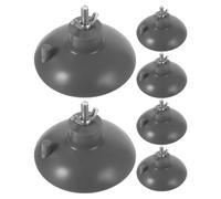 OUNONA 6 Ventosas de Pvc para Embutidora de Carne de Cocina, Patas Antideslizantes de 8,5 Cm de Diámetro, Accesorio Fijador para Picadora y Cortadora, Adecuado para Estabilizar