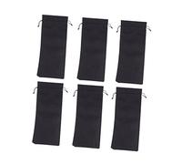 OUNONA 6piezas Bolsa para Envasar Vino Tinto Color Cordón Reutilizables para Botellas de Vino Fundas de Obsequio para Botellas de Arpillera