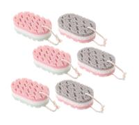 OUNONA 6Piezas Esponjas de Exfoliantes Limpieza Profunda Ducha