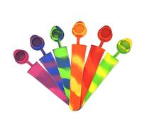 OUNONA 6Piezas Molde para Hacer Helados de Silicona Tapa Multifuncional para DIY y Verano