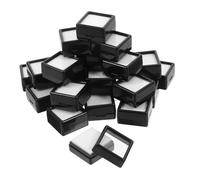 OUNONA 70piezas Cajas De Exhibición Para Joyas Unidades Diseño Compacto Para Exposiciones y Joyerías Resistentes y Transparentes