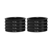 OUNONA 8 Anillos de centrado de 73,1-60,1 mm, Adaptador de buje para Ruedas