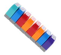OUNONA 8 Sellos Coloridos para Profesores Tinta, para Evaluación Educativa y Recompensas Escolares, Ideales para Fomentar el Interés de Estudiantes en Inglés