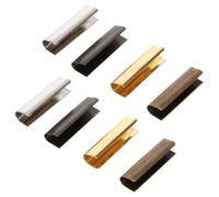 OUNONA 80 piezas Puntas de Cordones de Metal Accesorios para Zapatos Remates de Cordones Planos Protección y para Lazos de Calzado