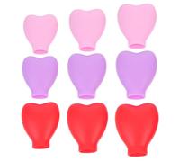 OUNONA 9 piezas Protector de Brochas Maquillaje Silicona Fundas Antipolvo Reutilizables con Diseño de Ventosa para Pinceles Pequeños y Accesorios Prácticos para Cuidado y Almacenamiento