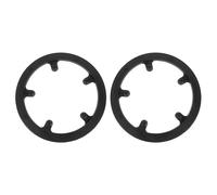 OUNONA Accesorios Ciclismo 2 Protectores de Plato para Bicicleta, Cubre Plato de Plástico para Bicicletas de Montaña y Piñón Fijo, Adecuado para Uso en Exteriores y Competición