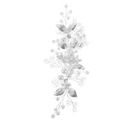OUNONA Accesorios el Cabello de Boda Tocados con Diseño de Flores y Gemas de Imitación un Tocado de Novia Único para Bodas y Ceremonias