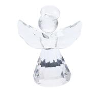 OUNONA Adorno De Ángel De Cristal para Decoración Y Figuras De Estatuas De Ángeles Cristales Alas Esculturas De Ángeles Decoración Figura Decoración Adorno De Cristal