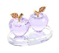 OUNONA adornos de control central del coche contenedor de aroma de coche vacío decoración con olor a porta perfumes para estatuillas de manzana vaso de cristal