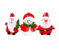 OUNONA Adornos Varios Estilos 9 de Resina Navideños Muñecos de y Papá Noel, Delicada en Navidad para Escritorio y Ambiente Festivo Varios Estilos