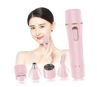 OUNONA Afeitadora Eléctrica para Mujer, Recargable Usb, Depiladora Portátil Multifunción Recortadora de Cejas y Cortapelo Nasal, Uso Personal y Viaje