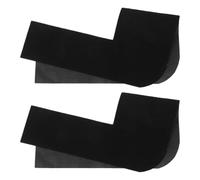 OUNONA Alfombra de Baño en Forma Antideslizante de Poliéster, Absorbente y Lavable para Protección del Suelo en Baños Domésticos y Públicos, Pack de 2 Piezas