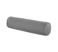 OUNONA Almohada Ergonómica Cilíndrica Reposapiés 15x40 Cm Algodón y Lino Transpirable Soporte Cómodo para Masaje Spa Uso Profesional y Personal Color Gris Humo