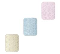 OUNONA Almohadilla para Ñiño, Absorbente y Plegable, Juego de 3 Piezas para Cuna y Silla de Ruedas, Protege Colchón y Mantiene Seco Color Aleatorio