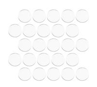 OUNONA Almohadillas Antideslizantes para Mesa de Vidrio, 40 Piezas, Goma Transparente No Adhesiva, 25 Mm X 3 Mm, Protectores y Espaciadores para Muebles, Uso en Encimeras y Superficies