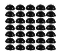 OUNONA Almohadillas Nasales Adhesivas de Silicona Negras Antideslizantes Grandes 50 Pares para Gafas Almohadillas Suaves para Puente Nasal Accesorio de Reemplazo Cómodo para Uso