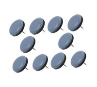 OUNONA Almohadillas para Patas de Muebles Clavos Redondos de 19 MM 10 Unidades Base Antideslizante para Mesas Sillas y Sofás Protección para Suelos y Uso Interiores