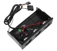 OUNONA Altavoz Estéreo Envolvente Negro para Panel Frontal de Carcasa de PC Altavoz para Caja de Ordenador Sonido Nítido y Conexión Accesorio para Equipo Informático