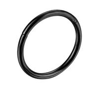 OUNONA Anillo Decorativo para Nariz y Piercing de Acero de Titanio Negro 10 Mm, Joyería Creativa para Mujer, Uso Diario y Fiestas, Diseño Moderno y Resistente