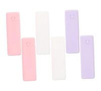 OUNONA Aplicadores De Lentes De Contacto Negros 6 Piezas, Pinzas Pequeñas De Plástico Seguro, Kit Portátil para Extracción e Inserción, Uso para Lentes Escleral y Viaje