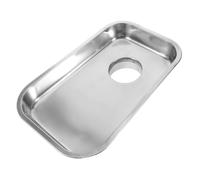OUNONA Bandeja de alimentación para picadora de carne de acero inoxidable, bandeja de repuesto para accesorios de picadora de carne, para carnicería en casa y preparación higiénica de