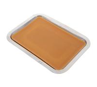 OUNONA Bandeja de Disección de Cera Bandeja Inclinada para Posicionar Especímenes Acero Inoxidable de 19x26cm para Laboratorio en Aulas y Laboratorios Escolares