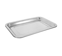OUNONA Bandeja de Laboratorio de Acero Inoxidable, Bandeja Médica, Plata, para Experimentos Químicos, Protección contra Derrames, Resistente a Ácidos y Álcalis, para Baños Médicos
