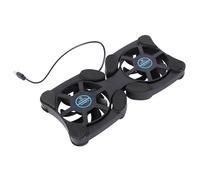 OUNONA Base de Enfriamiento Portátil para Portátil Ventiladores de Refrigeración USB, Diseño Plegable Compacto, Material Abs Resistente, Soporte Antideslizante para Uso en Oficina