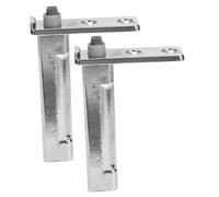 OUNONA Bisagras Metálicas para Puertas de Refrigerador y Congelador Cierrapuertas Automático Aleación de Zinc Kit de 2 Piezas Posicionamiento Preciso Repuestos para Frigorífico