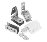 OUNONA Bisagras Ocultas para Puerta de Vidrio sin Marco para Armarios y Vitrinas con Pinzas Resistentes para Puertas de Gabinete