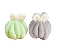 OUNONA Bolas de Baño para Ducha 2 Piezas Esponja de Baño Ultra Suave Red para Hacer Burbujas Herramienta para Lavar el Cuerpo Doméstico Relajante