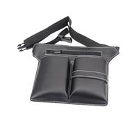 OUNONA Bolsa Cinturón para Peluquero con Gran Capacidad Porta Tijeras y Herramientas de Corte Resistente y para Profesional Salón Negro